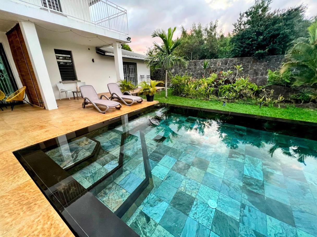 Lakaz Kannell - Vanilla Lodge, Secluded Outside Bath & Shower Infinity Pool カップ・マルールー エクステリア 写真